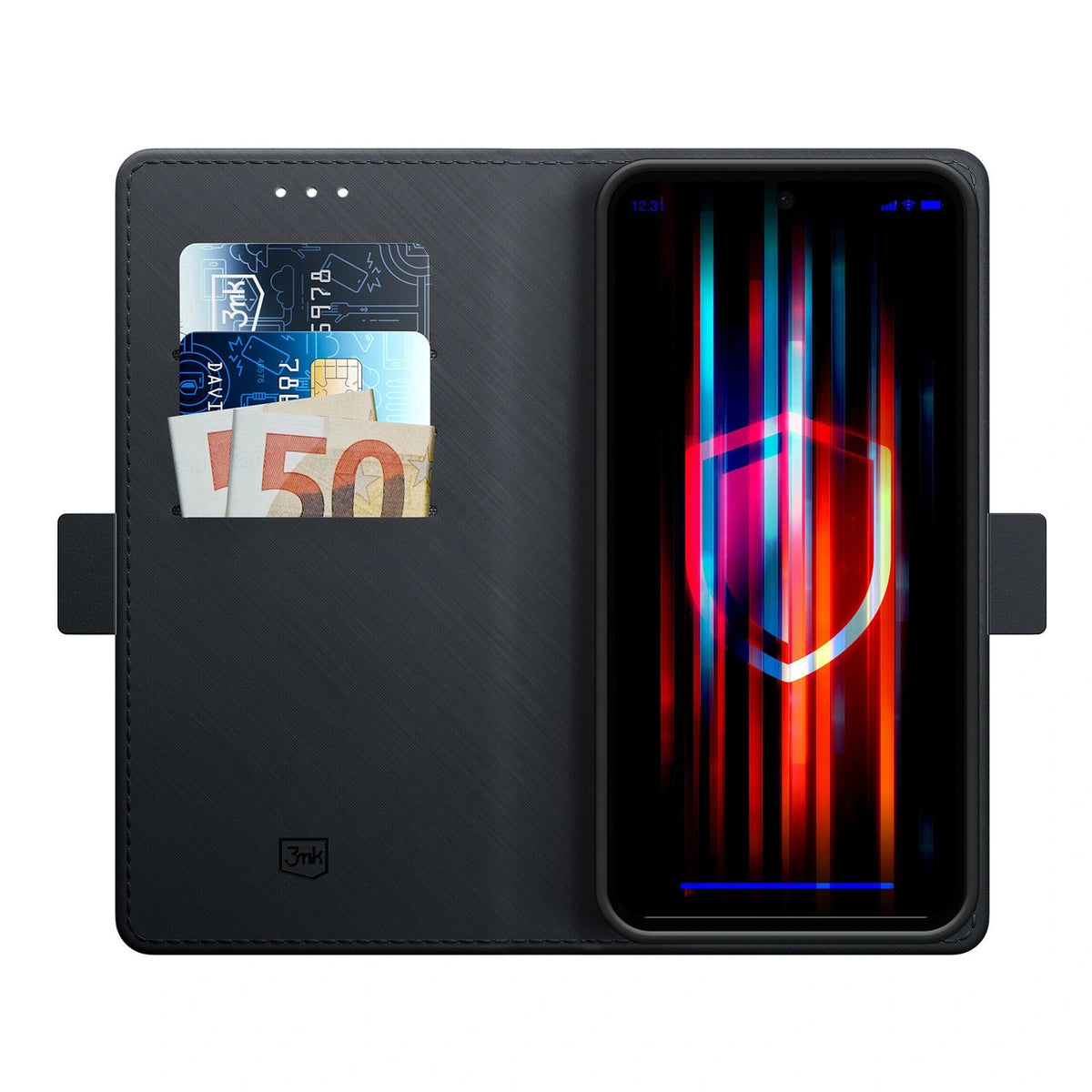 Etui 3mk Wallet Case na Samsung Galaxy A26 5G - czarne – zdjęcie 12