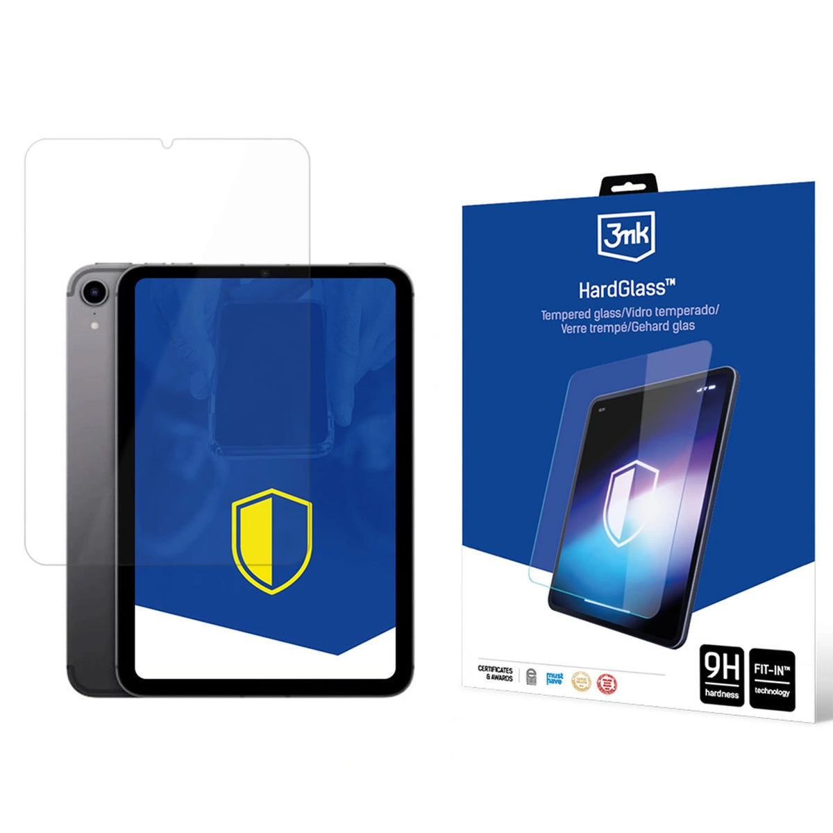 Szkło hartowane 3mk HardGlass na iPad mini 8.3" 2021 (6 gen.)