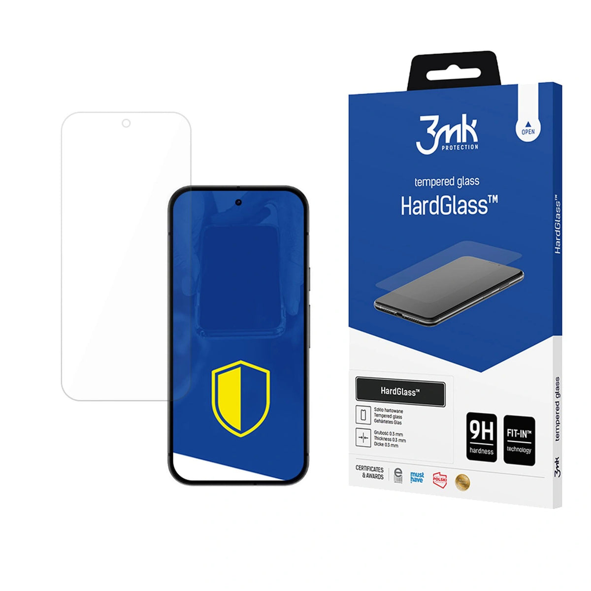 Szkło hartowane 3mk HardGlass na Google Pixel 9A