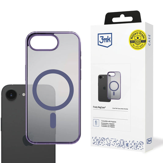 Etui 3mk Frosty MagCase na Apple iPhone 16E - fioletowe
