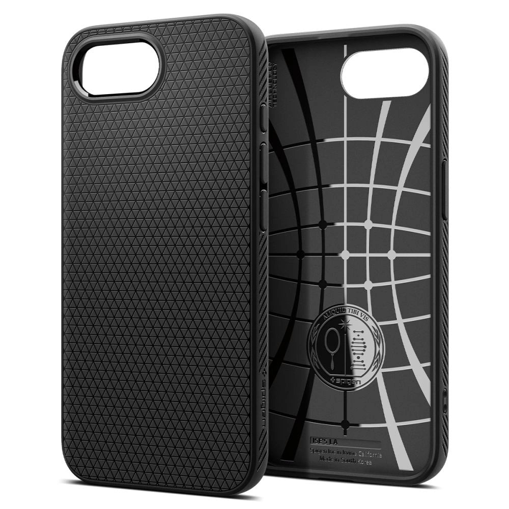 Etui Spigen Liquid Air na iPhone 16e / 17e - czarny mat – zdjęcie 2