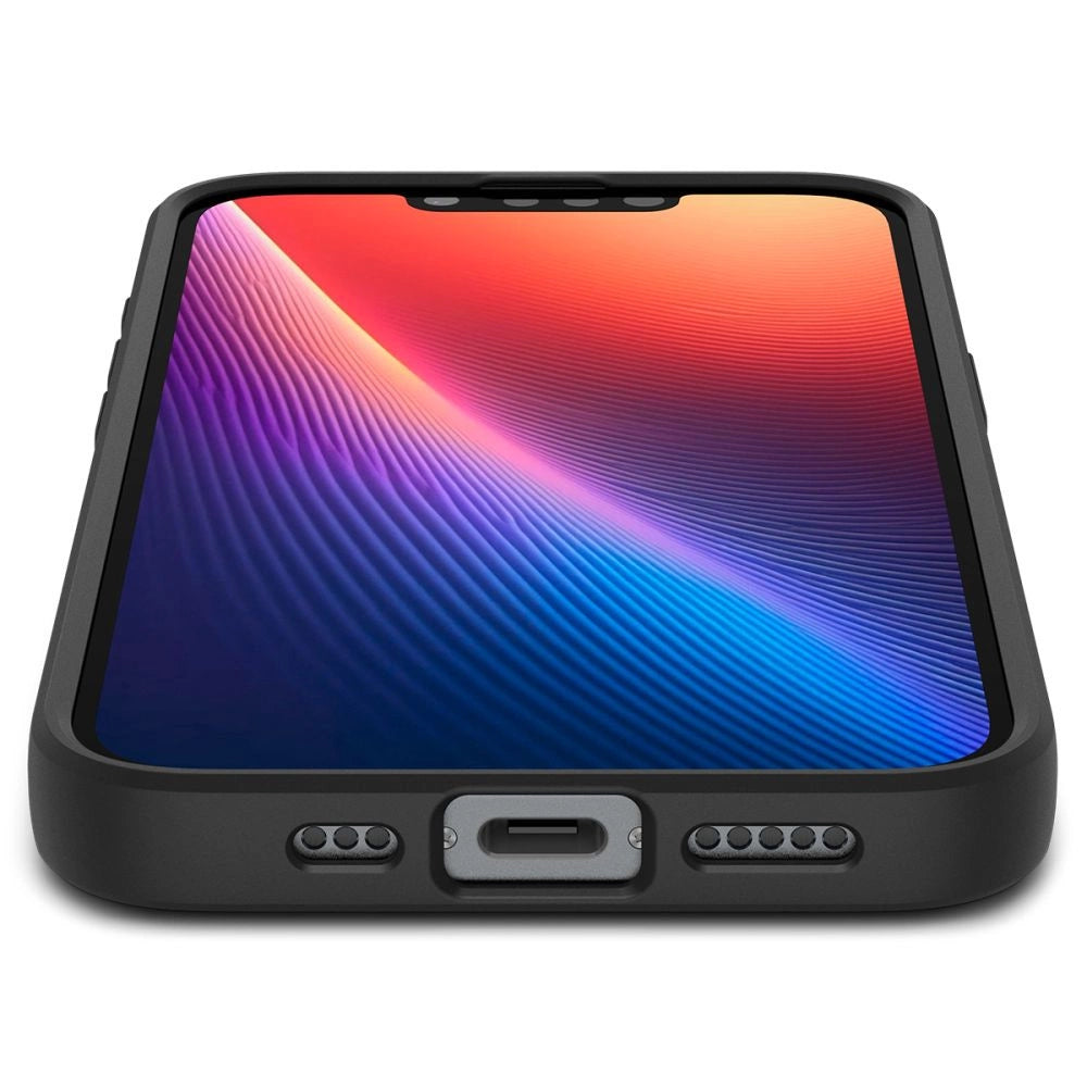 Etui Spigen Liquid Air na iPhone 16e / 17e - czarny mat – zdjęcie 8