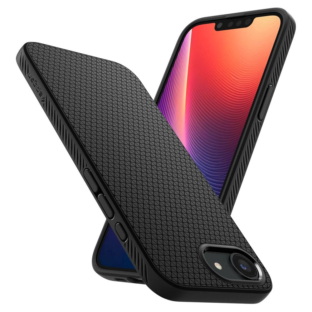 Etui Spigen Liquid Air na iPhone 16e / 17e - czarny mat – zdjęcie 9