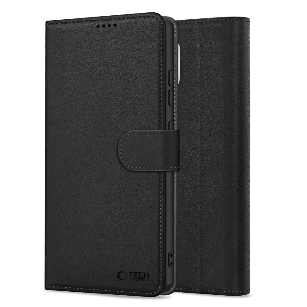 Etui Tech-Protect Wallet na iPhone 16e / 17e - czarny mat – zdjęcie 3