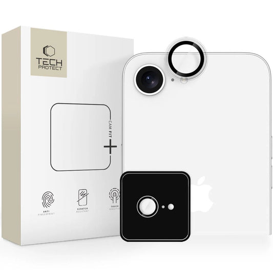 Nakładka na obiektyw Tech-Protect na iPhone 16e / 17e - przezroczyste