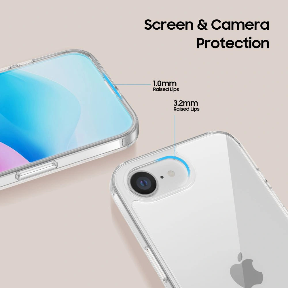 Etui Tech-Protect FlexAir Hybrid na iPhone 16e / 17e - przezroczyste – zdjęcie 3