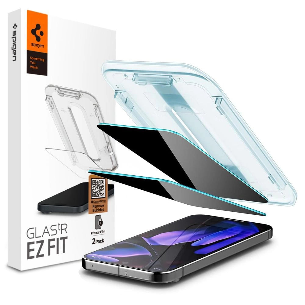 Szkło prywatyzujące Spigen Glas.TR "Ez Fit" na Google Pixel 9 / 9 Pro