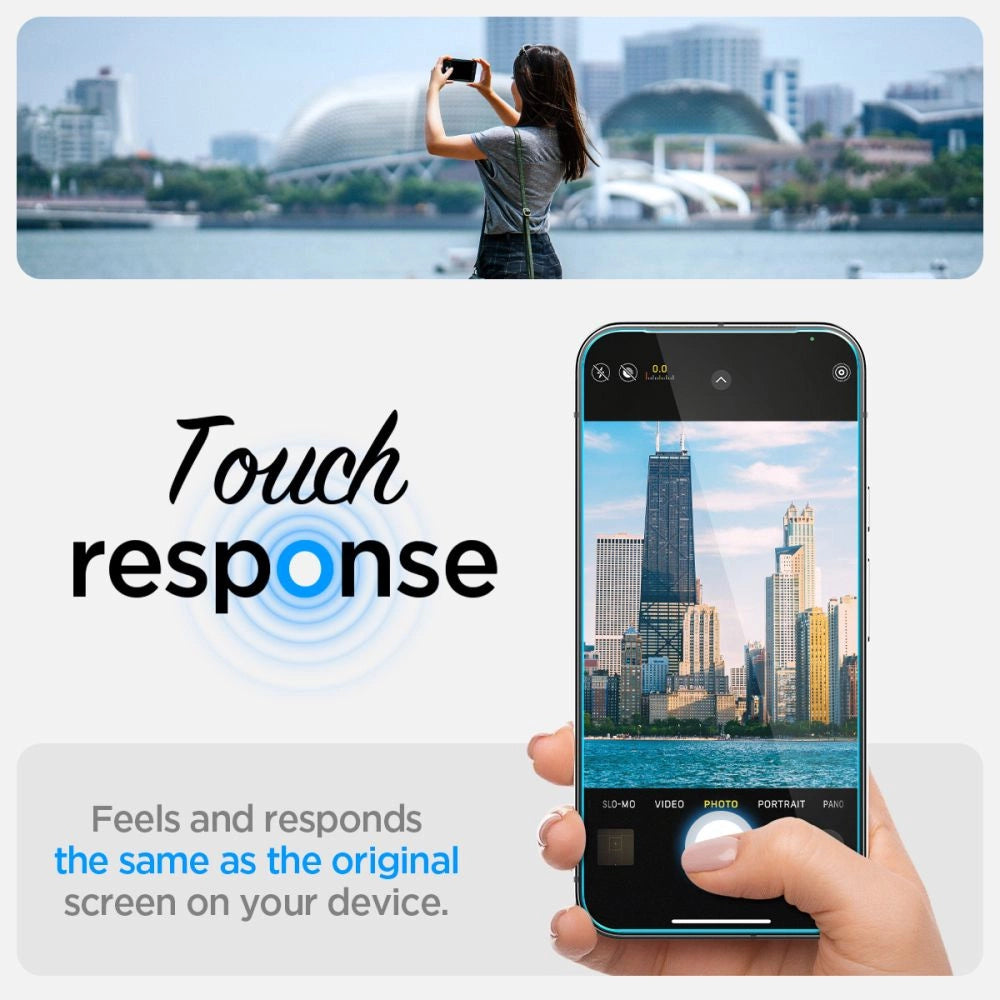 Szkło prywatyzujące Spigen Glas.TR "Ez Fit" na Google Pixel 9 / 9 Pro – zdjęcie 10