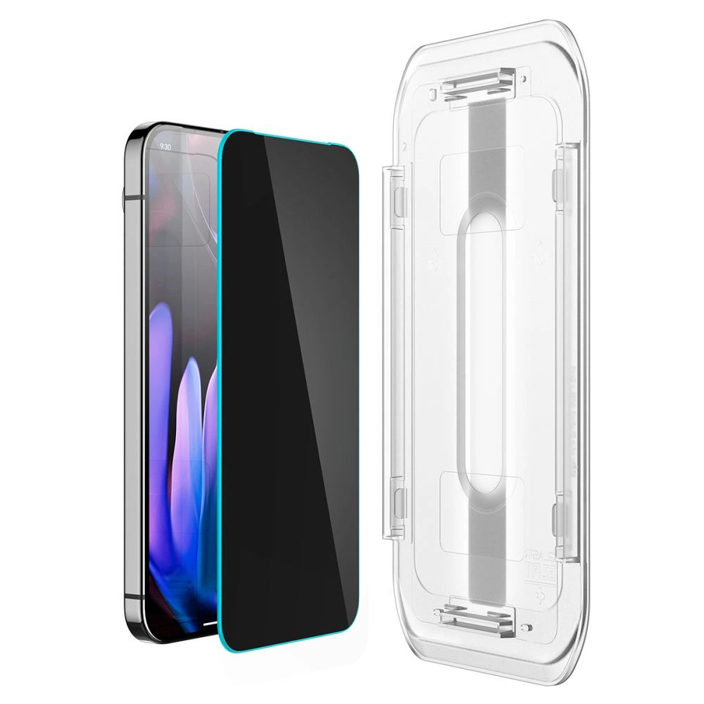 Szkło prywatyzujące Spigen Glas.TR "Ez Fit" na Google Pixel 9 / 9 Pro – zdjęcie 4