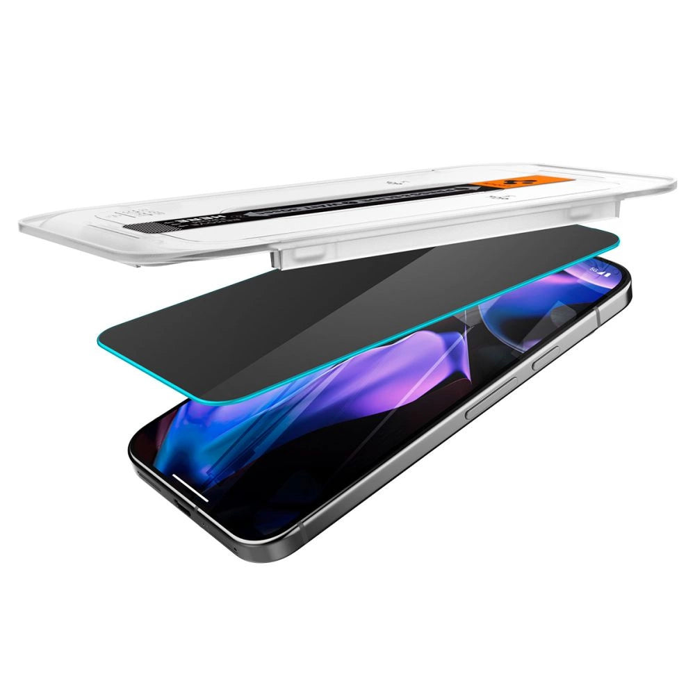 Szkło prywatyzujące Spigen Glas.TR "Ez Fit" na Google Pixel 9 / 9 Pro – zdjęcie 6