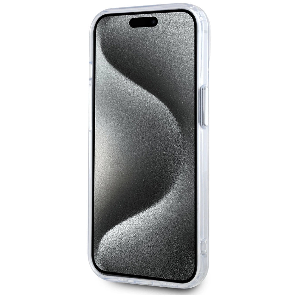 Etui Karl Lagerfeld IML Metal Karl Head MagSafe do iPhone 15 biały – zdjęcie 5