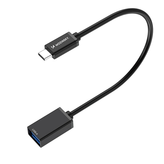 Adapter Wozinsky WOTGY1S USB-C 3.0 (męski) - USB-A 3.0 (żeński) - czarny