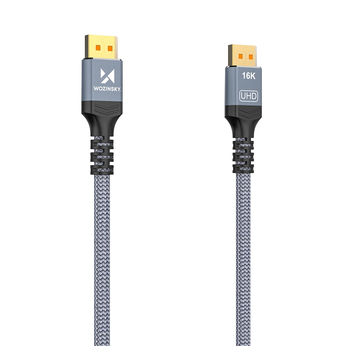 Kabel Wozinsky WPS-16AYL2S DisplayPort 2.1 80 Gb/s 16K@60Hz - czarny – zdjęcie 4