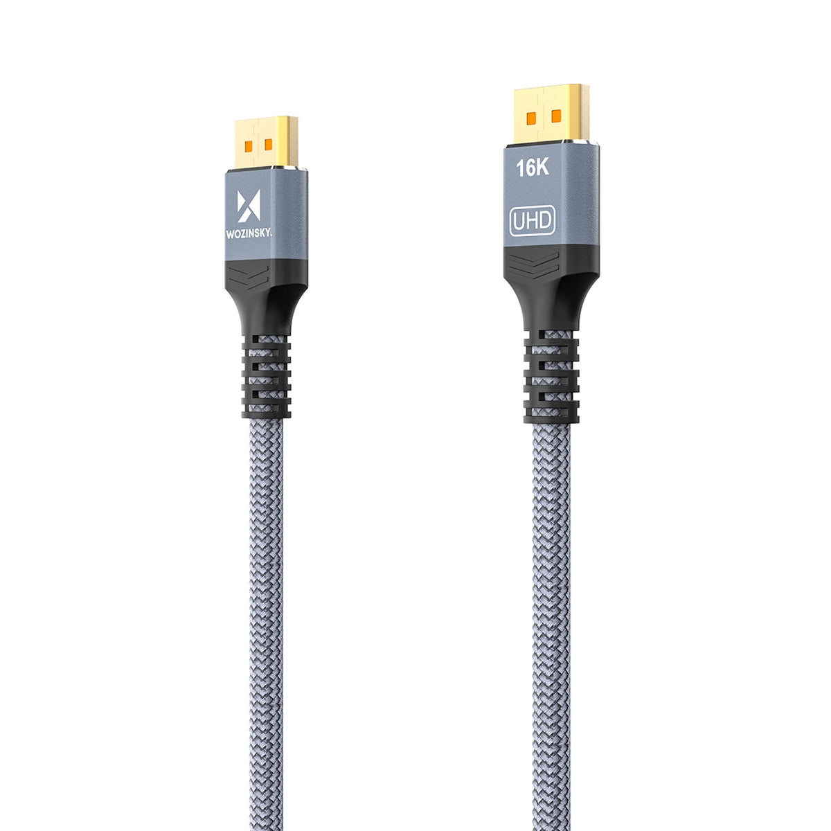 Kabel Wozinsky WPS-16AYL2S DisplayPort 2.1 80 Gb/s 16K@60Hz - czarny – zdjęcie 5