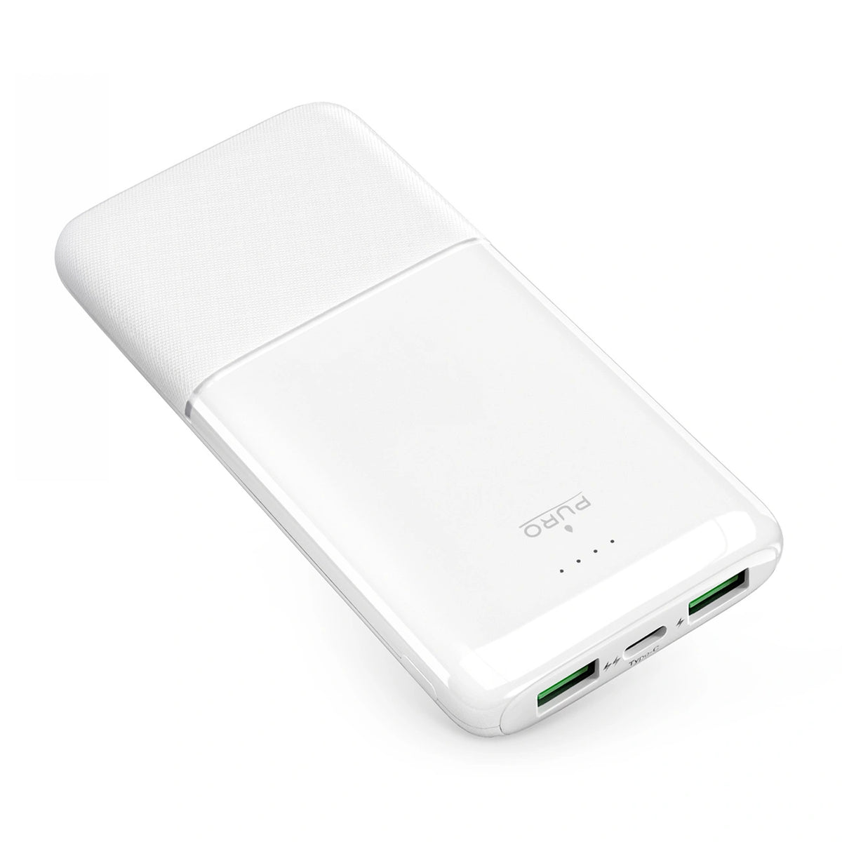 Powerbank Puro DAILY 10 PLUS 10000mAh 2x USBA / 1x USB-C 22.5W - biały
