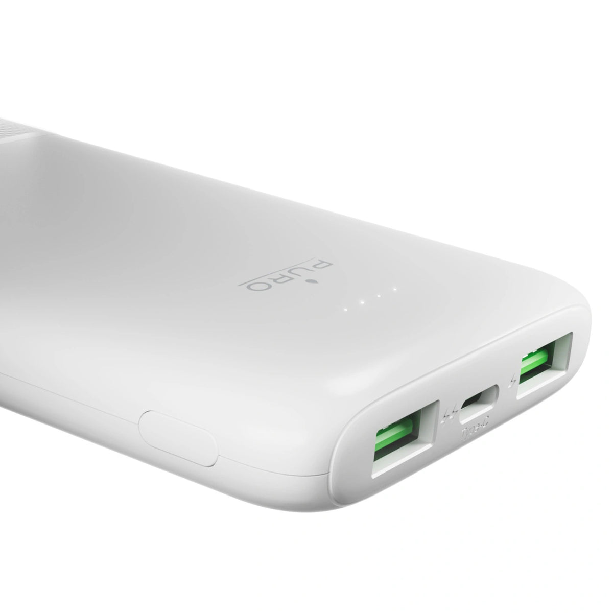 Powerbank Puro DAILY 10 PLUS 10000mAh 2x USBA / 1x USB-C 22.5W - biały – zdjęcie 5