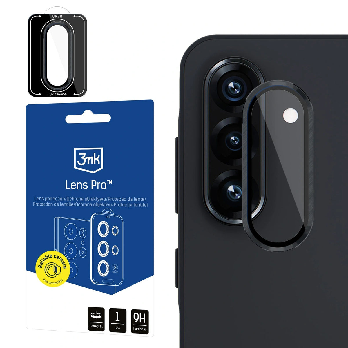 Szkło na obiektyw aparatu 3mk Lens Protection na Samsung Galaxy A56 5G