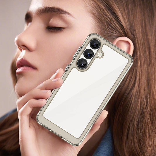 Etui Outer Space na Samsung Galaxy S25 Edge pokrowiec z elastyczną ramką