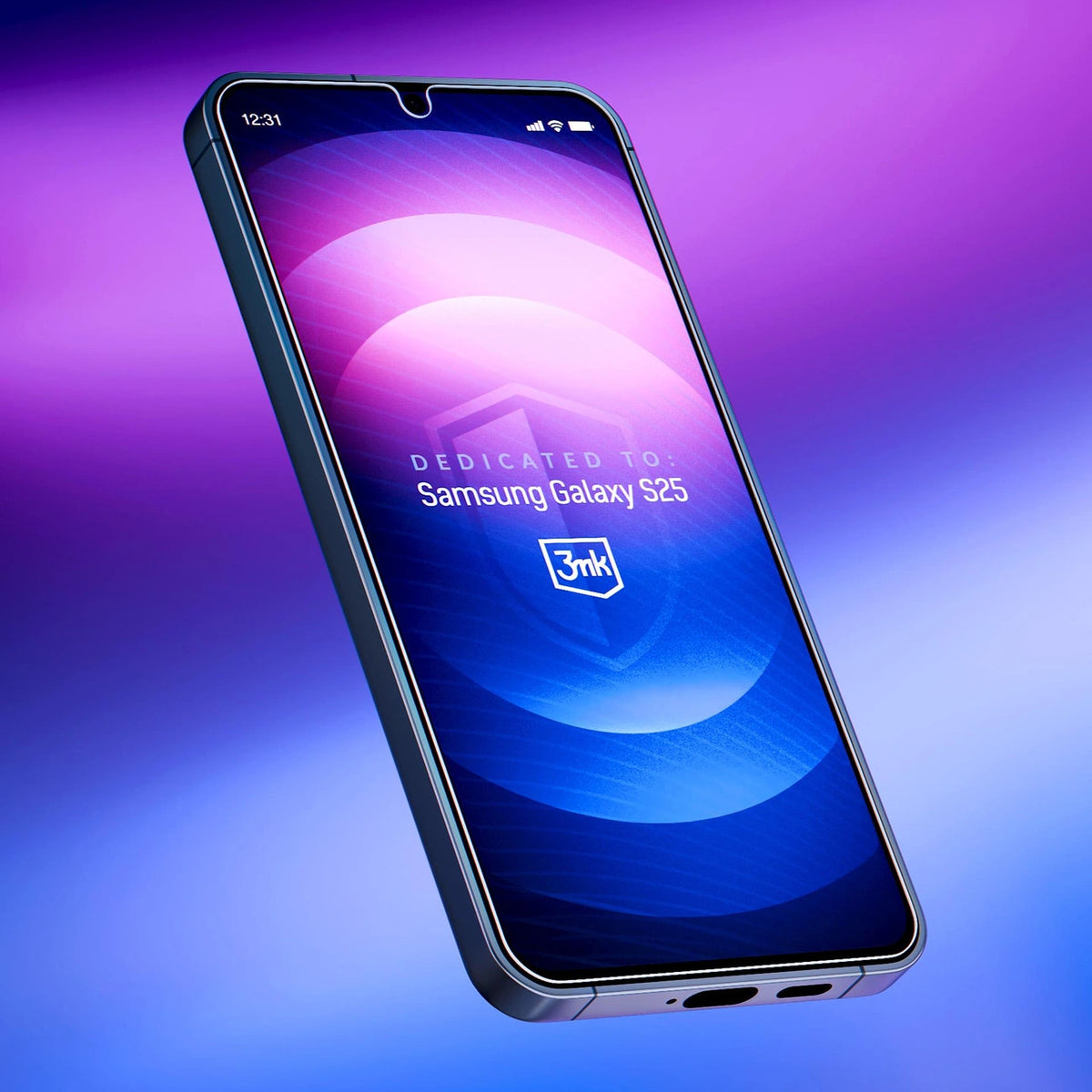 Szkło hybrydowe 3mk FlexibleGlass na Samsung Galaxy S25 – zdjęcie 2