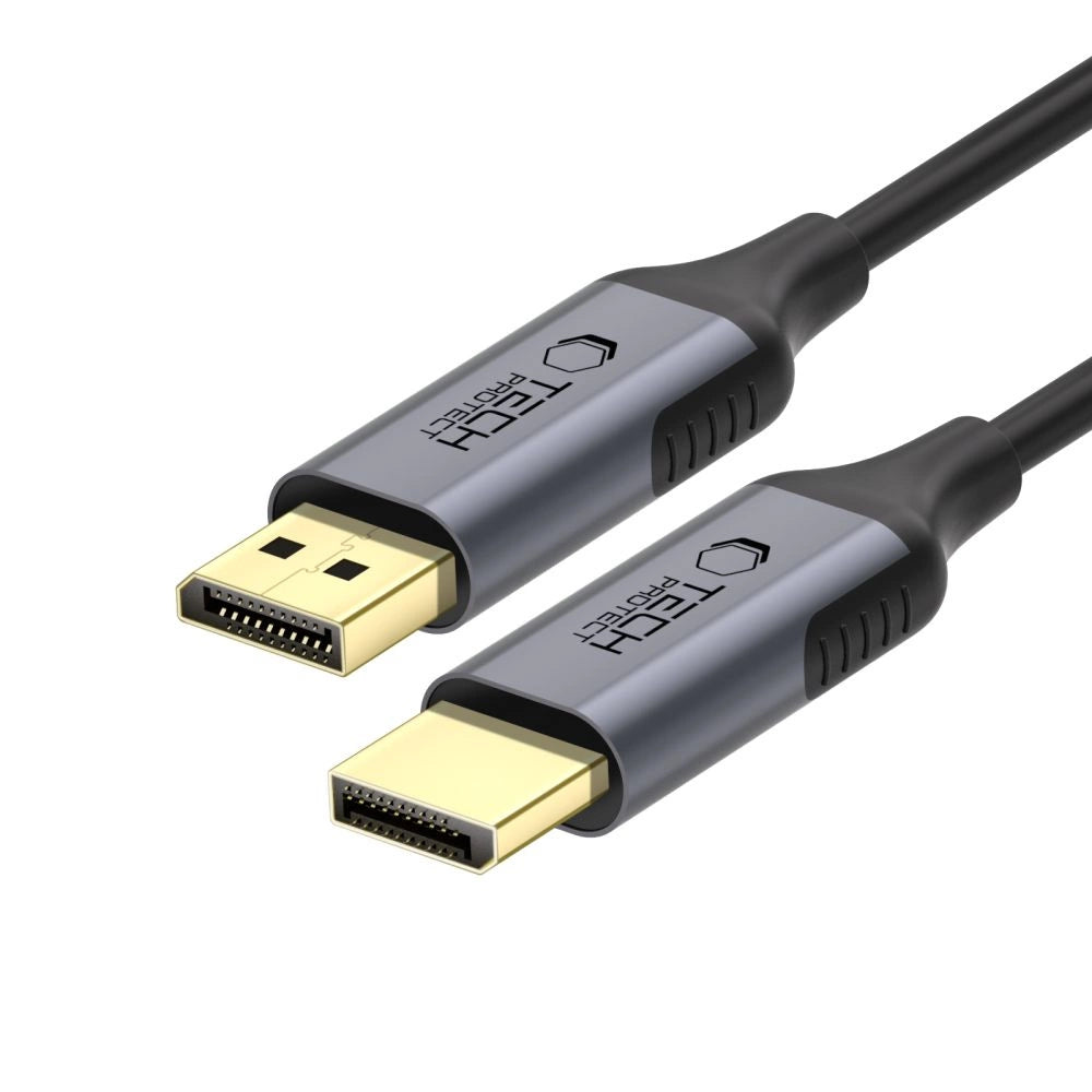 Kabel Tech-Protect UltraBoost do DisplayPort 1.4 4K 60Hz 2m - czarny