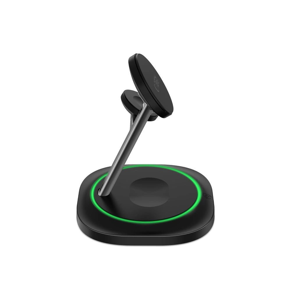 Ładowarka indukcyjna Tech-Protect QI15W-A46 3w1 Magnetic MagSafe - czarna – zdjęcie 5