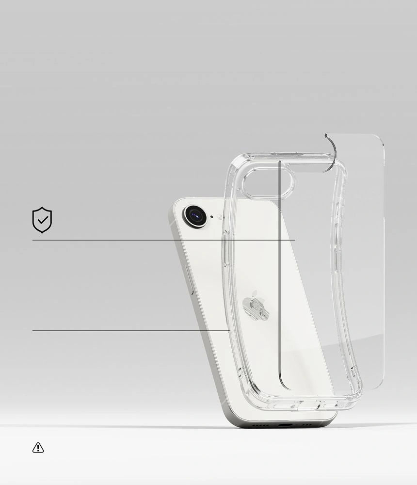 Etui Ringke Fusion na iPhone 16e / 17e - przezroczyste – zdjęcie 4