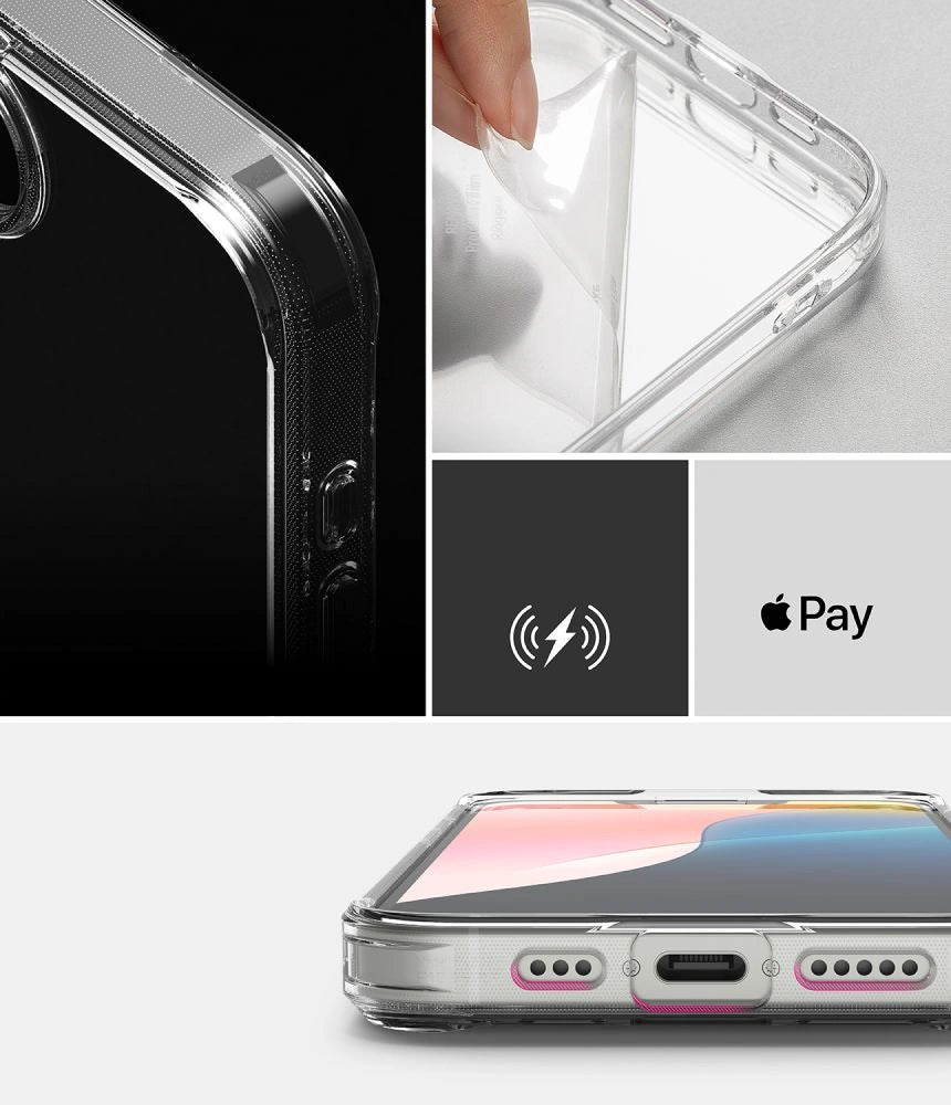Etui Ringke Fusion na iPhone 16e / 17e - przezroczyste – zdjęcie 5