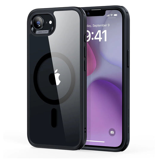 Etui ESR Classic Hybrid na iPhone 16e / 17e - przezroczyste-czarne