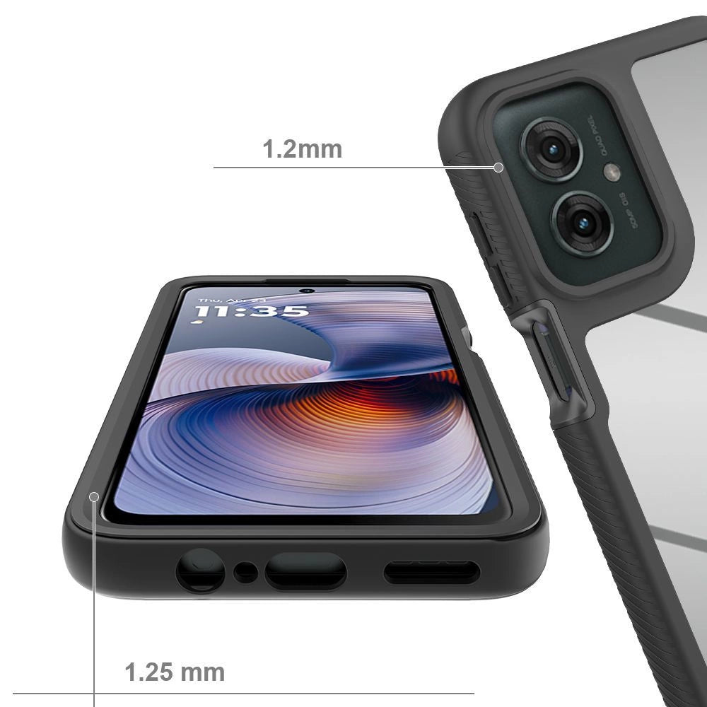 Etui Tech-Protect na Motorola Moto G15 / G15 Power / G05 / E15 - czarne – zdjęcie 3