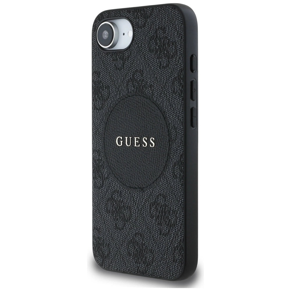 Etui Guess 4G Circle Classic Logo MagSafe na iPhone 16e - czarne – zdjęcie 2