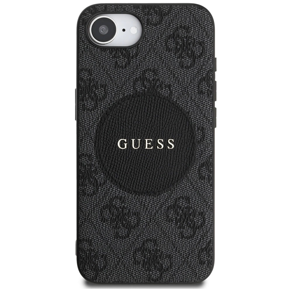 Etui Guess 4G Circle Classic Logo MagSafe na iPhone 16e - czarne – zdjęcie 3