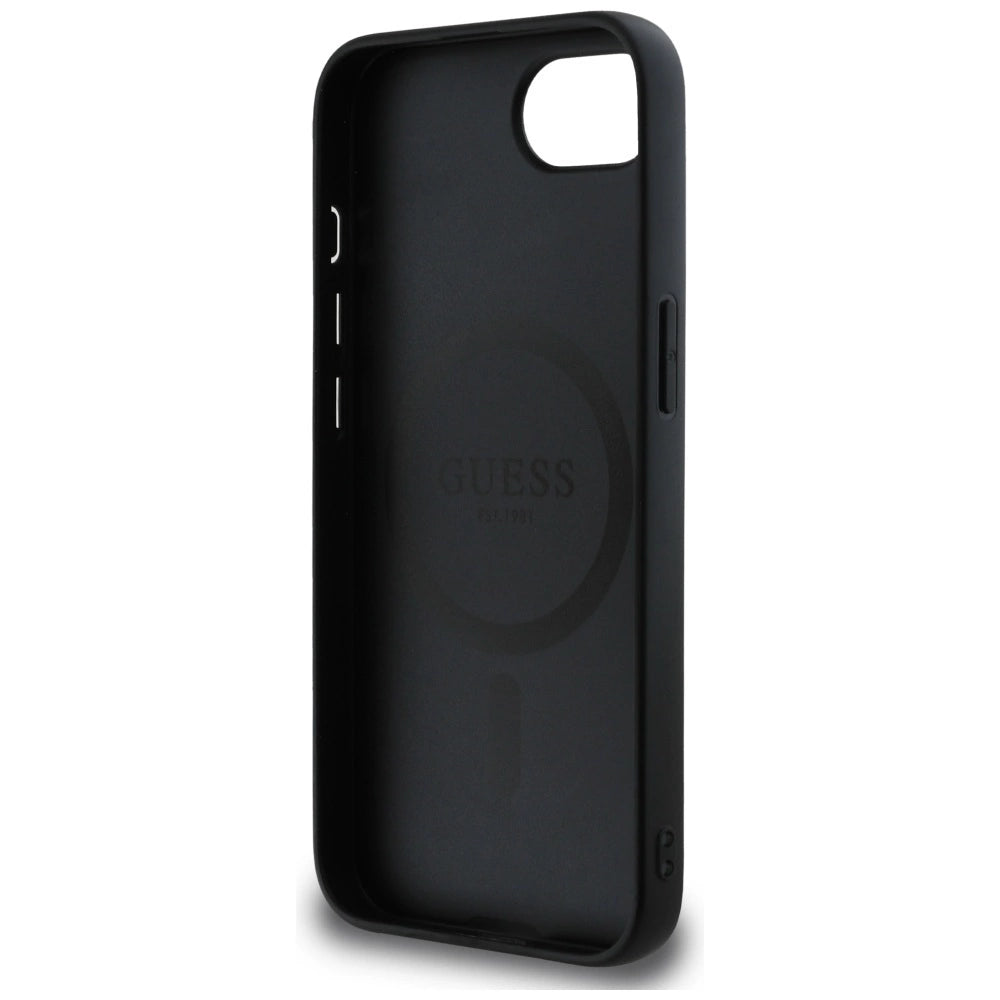 Etui Guess 4G Circle Classic Logo MagSafe na iPhone 16e - czarne – zdjęcie 7
