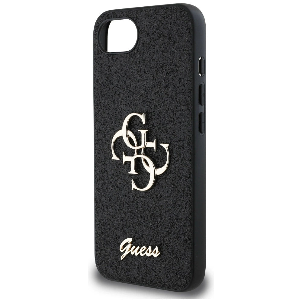 Etui Guess Fixed Glitter Big 4G na iPhone 16e - czarne – zdjęcie 6