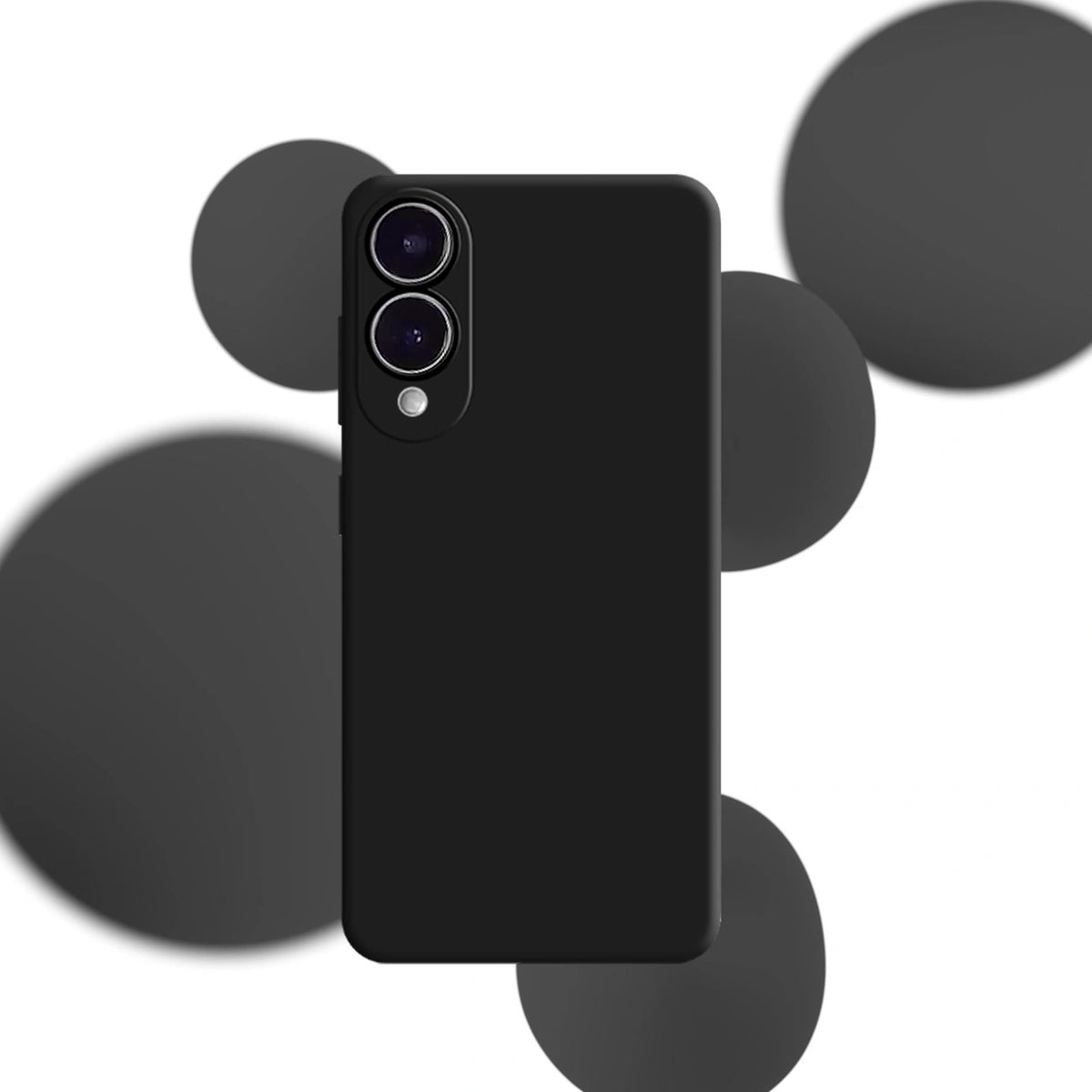 Etui 3mk Silicone Case na Samsung Galaxy S25 Edge - czarne – zdjęcie 4