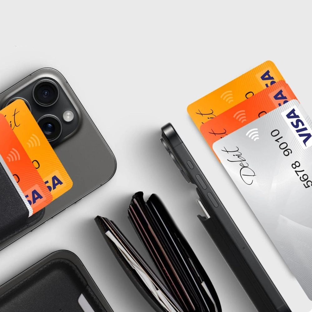 Etui Tech-Protect MagWallet Magsafe z na karty lub dokumenty - czarne – zdjęcie 3