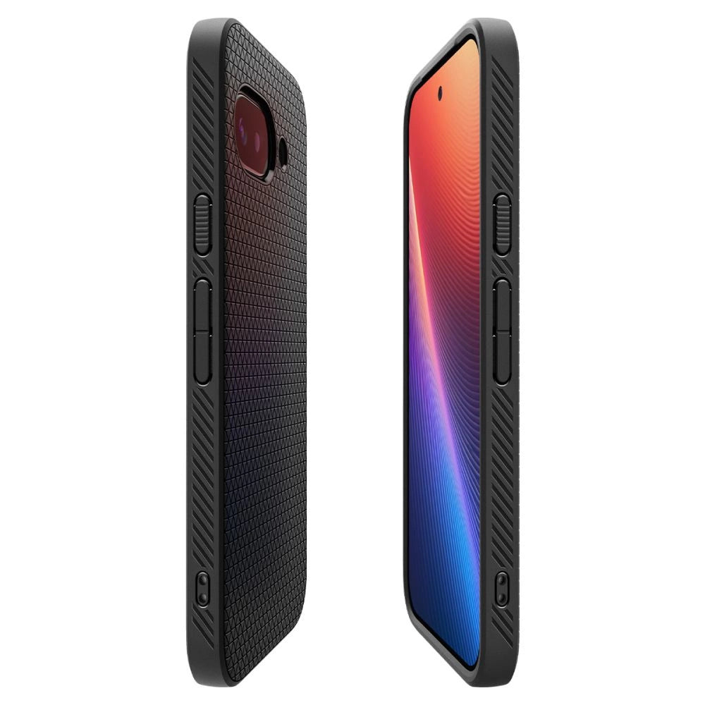 Etui Spigen Liquid Air na Google Pixel 9A - czarny mat – zdjęcie 7