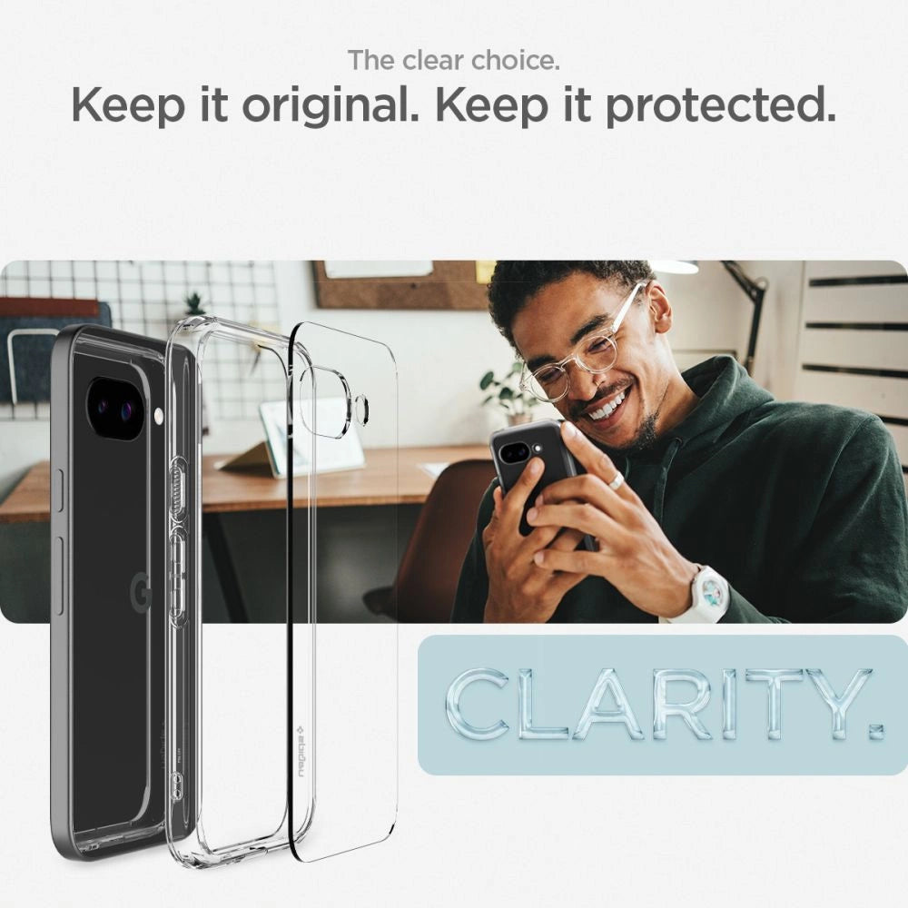 Etui Spigen Ultra Hybrid na Google Pixel 9A - przezroczyste – zdjęcie 10