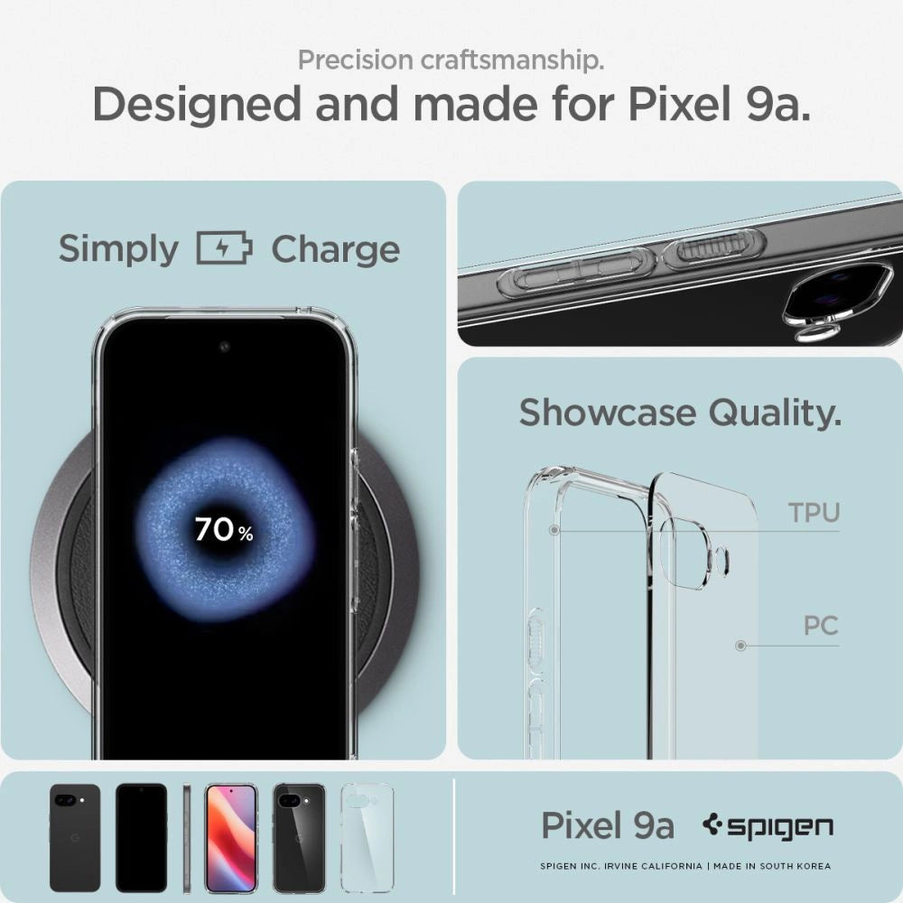 Etui Spigen Ultra Hybrid na Google Pixel 9A - przezroczyste – zdjęcie 14