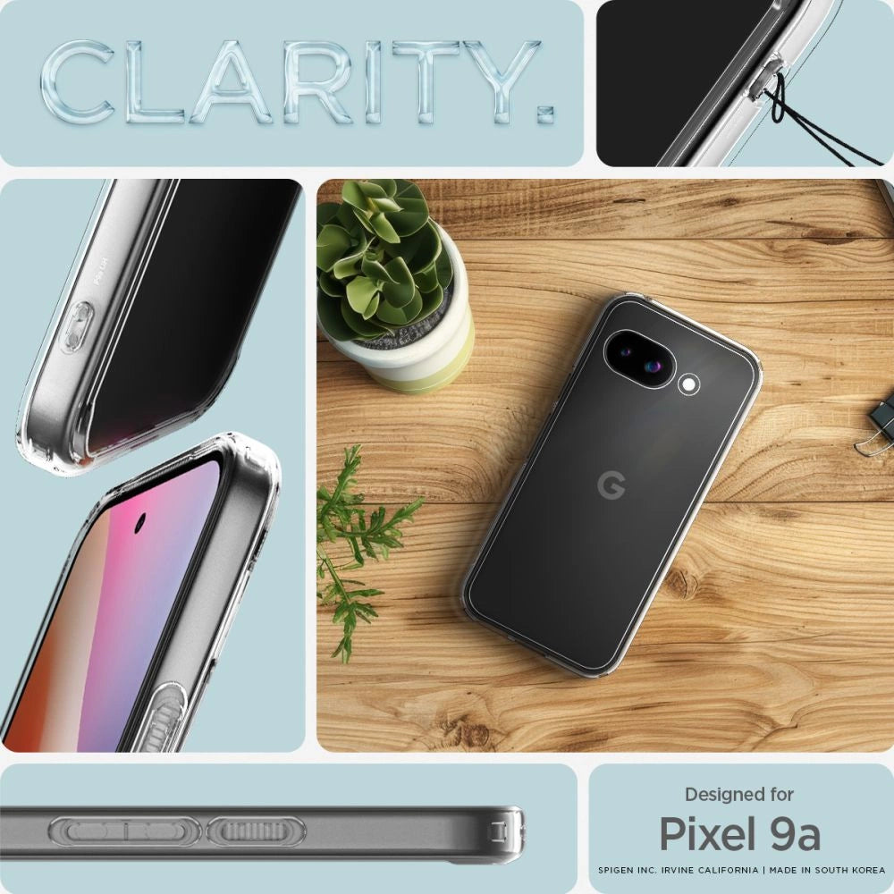 Etui Spigen Ultra Hybrid na Google Pixel 9A - przezroczyste – zdjęcie 9