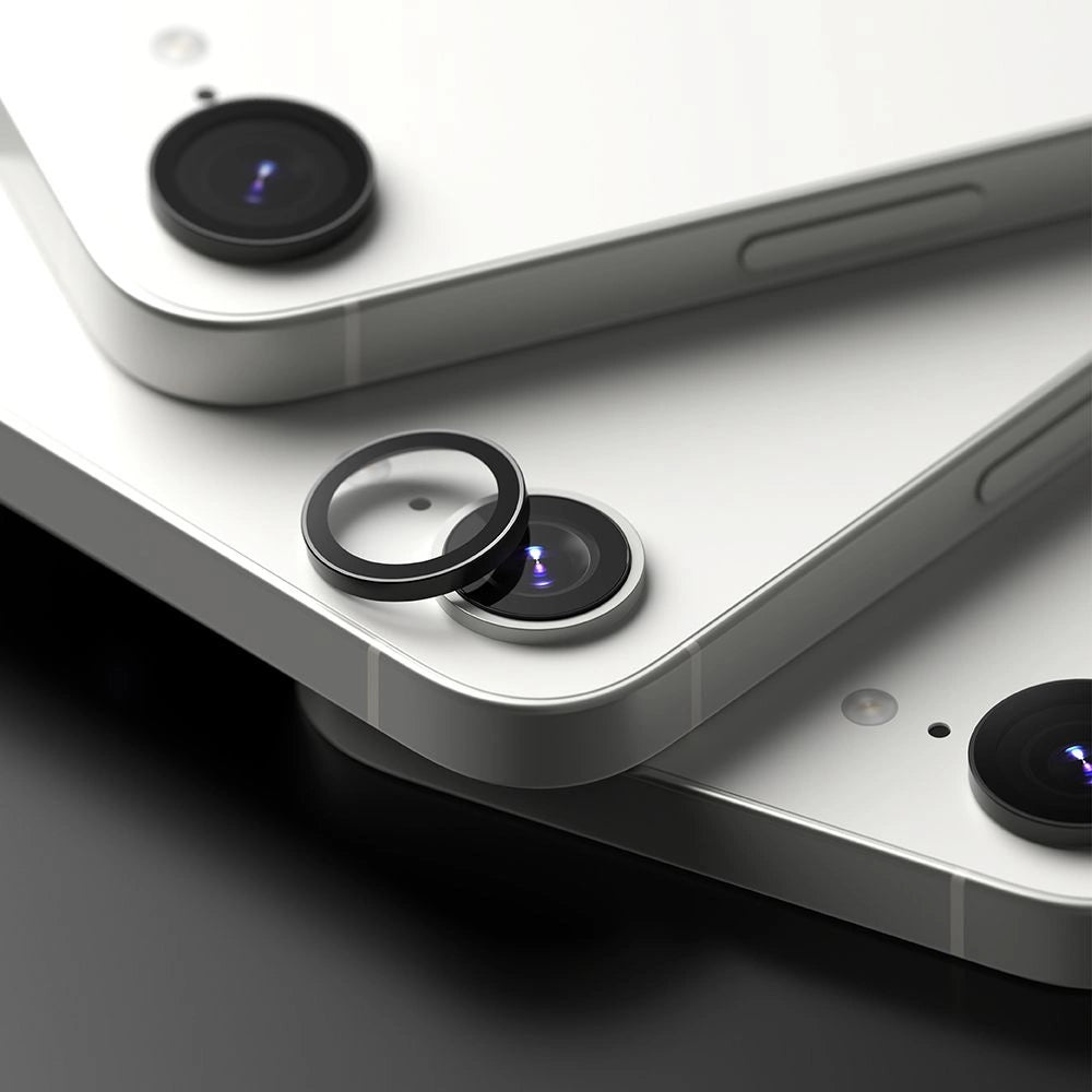 Osłona aparatu Ringke Camera Frame Protector na iPhone 16e / 17e - czarna – zdjęcie 5