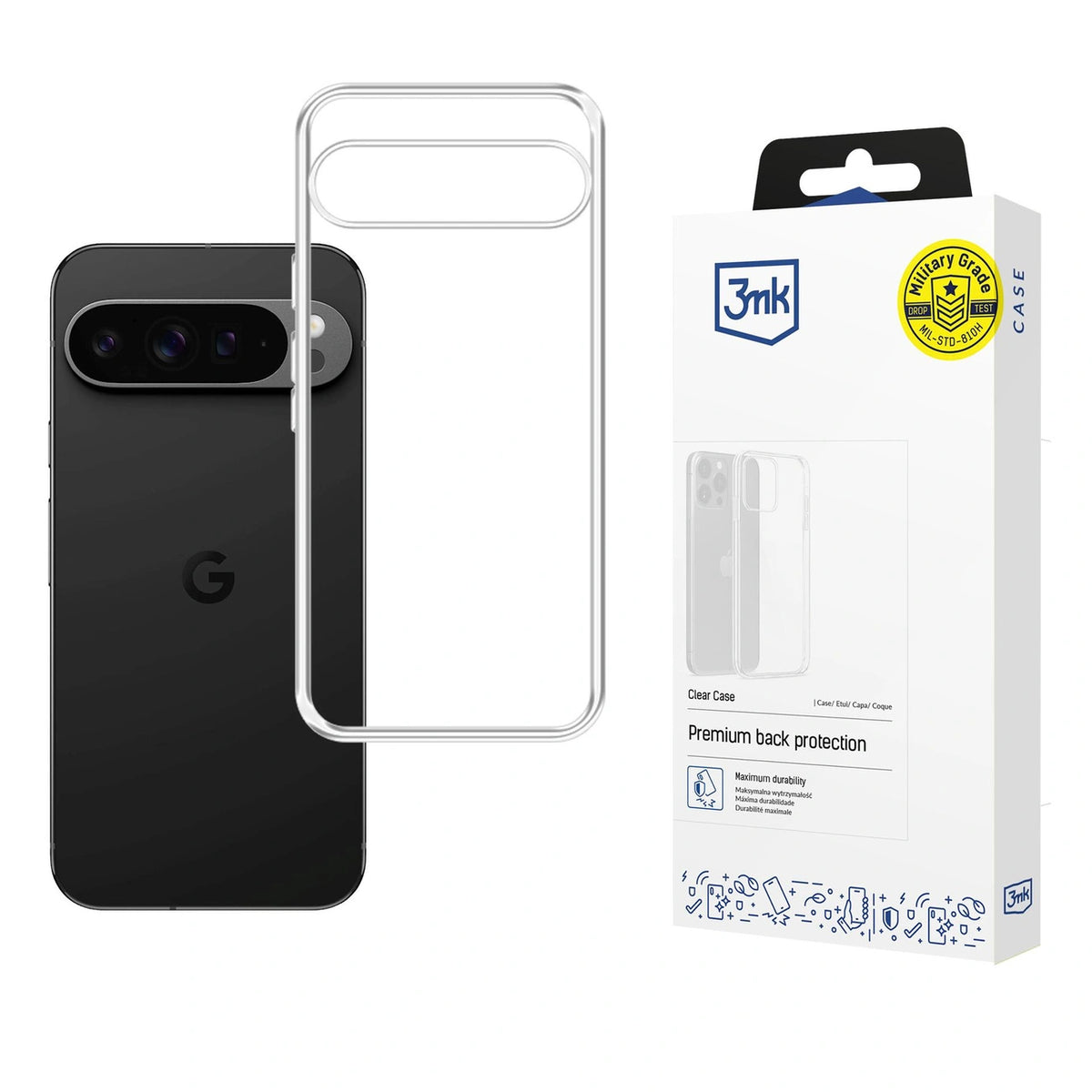 Etui 3mk Clear Case na Google Pixel 10 Pro XL - przezroczyste