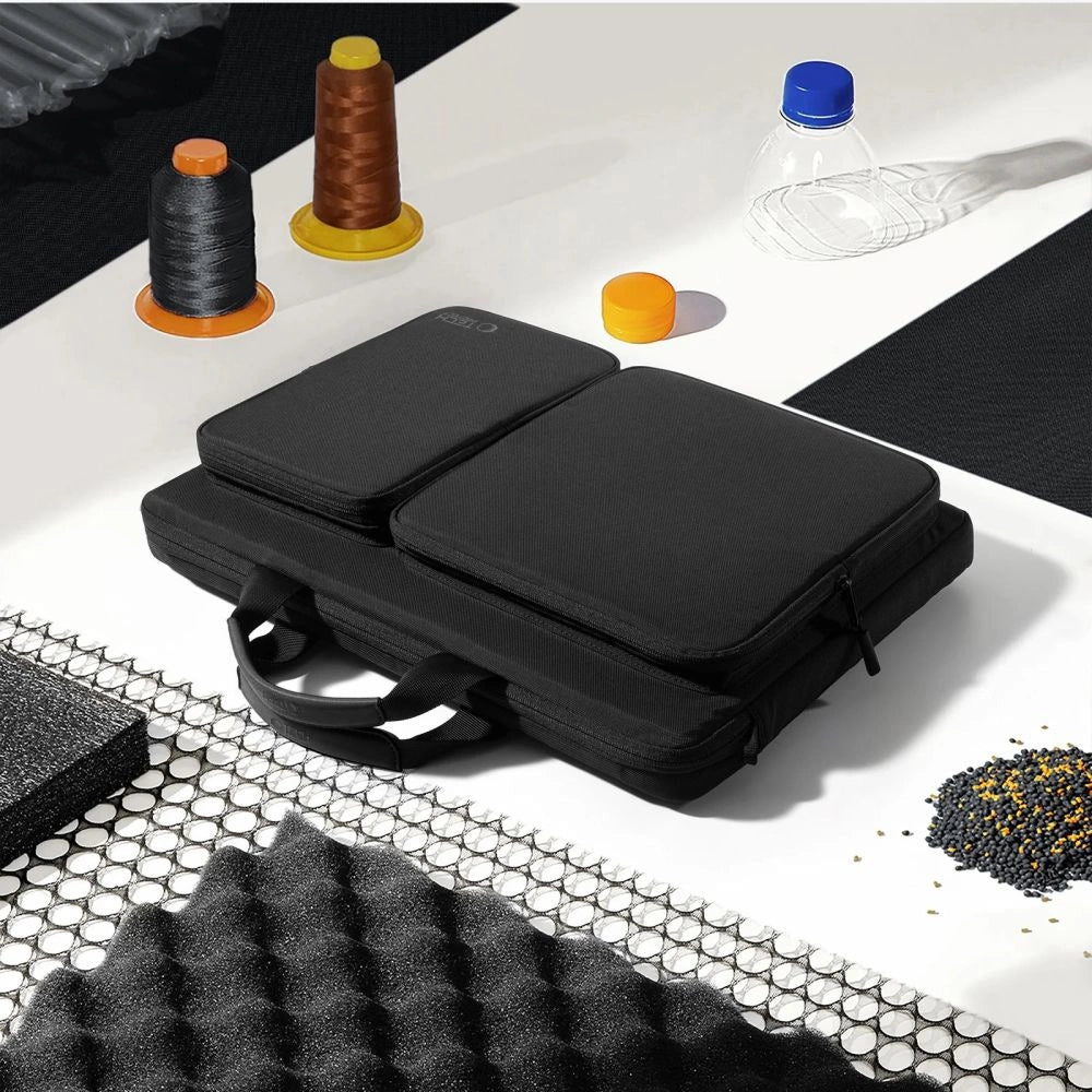 Torba Tech-Protect Defender Bag na laptopa 17" - czarna – zdjęcie 10