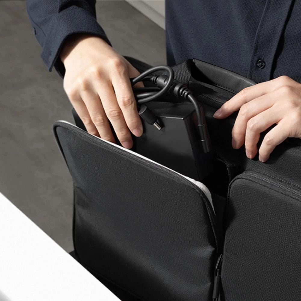 Torba Tech-Protect Defender Bag na laptopa 17" - czarna – zdjęcie 13