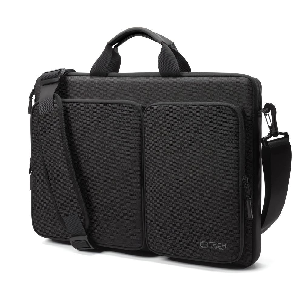 Torba Tech-Protect Defender Bag na laptopa 17" - czarna – zdjęcie 2