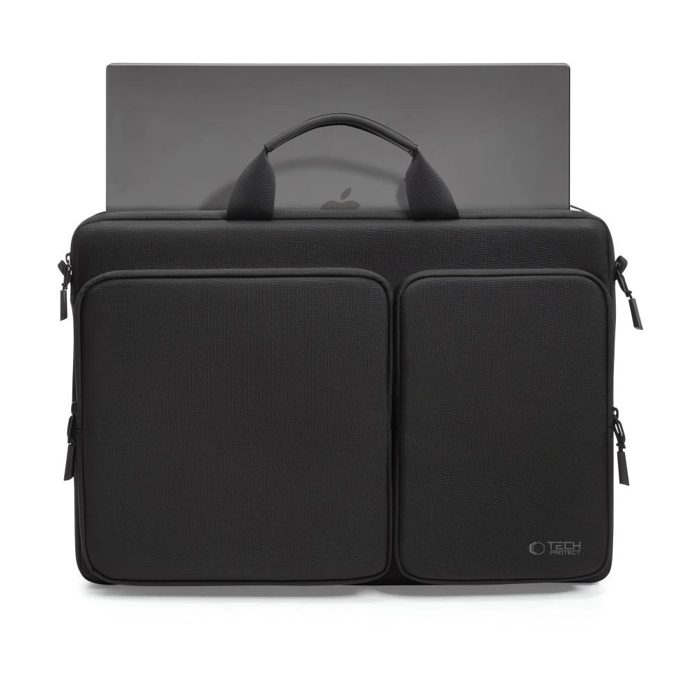 Torba Tech-Protect Defender Bag na laptopa 17" - czarna – zdjęcie 3