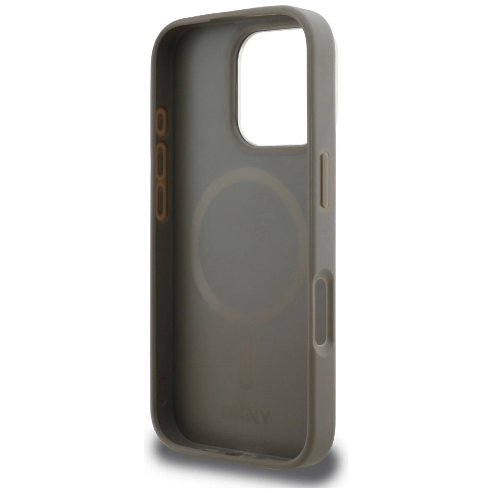 Etui DKNY Checkered Pattern Magsafe na iPhone 16 Pro Max - beżowe – zdjęcie 7