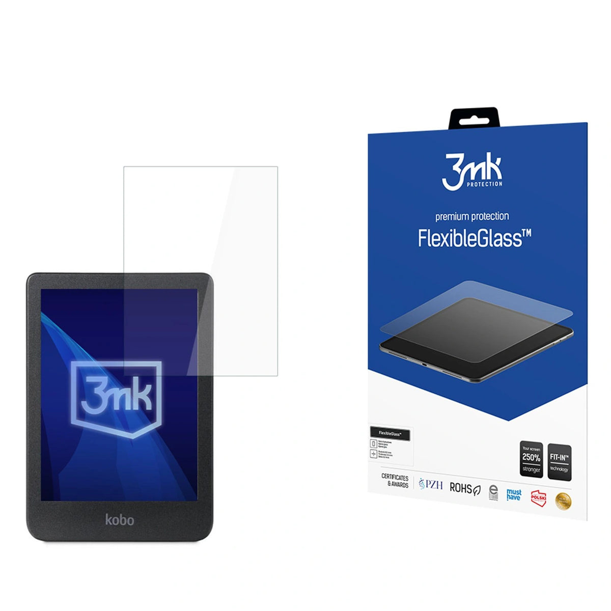 Szkło hybrydowe 3mk FlexibleGlass na Kobo Clara Colour 6