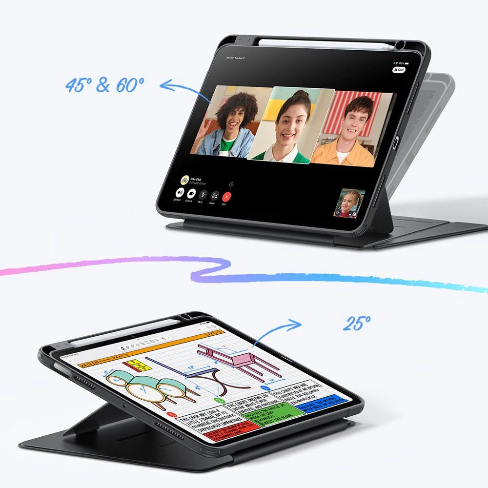 Etui ESR Flip na iPad 10.9" (2020/2022) / 11" (2024/2025/2026) - czarne – zdjęcie 3