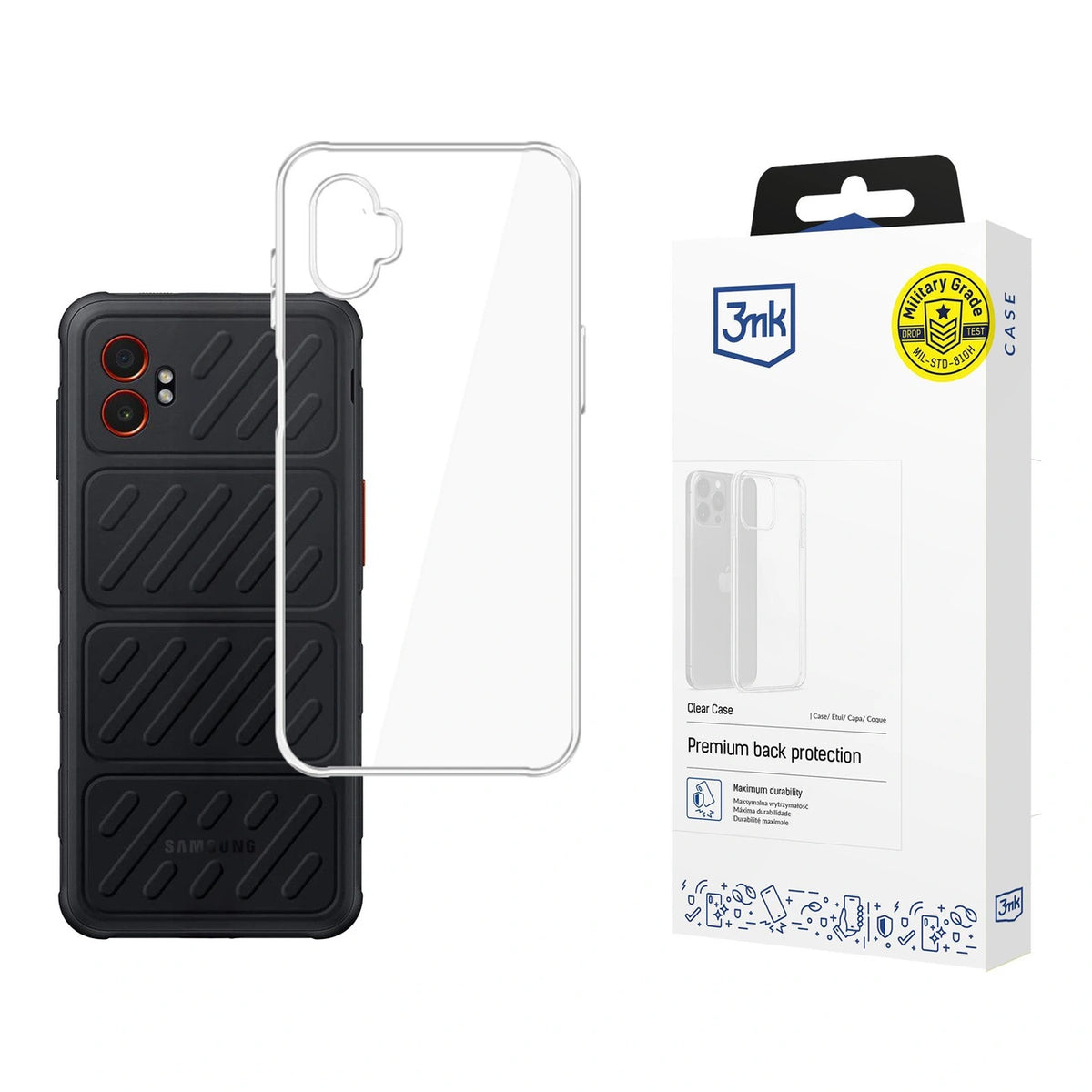 Etui 3mk Clear Case na Samsung Galaxy XCover 7 Pro - przezroczyste