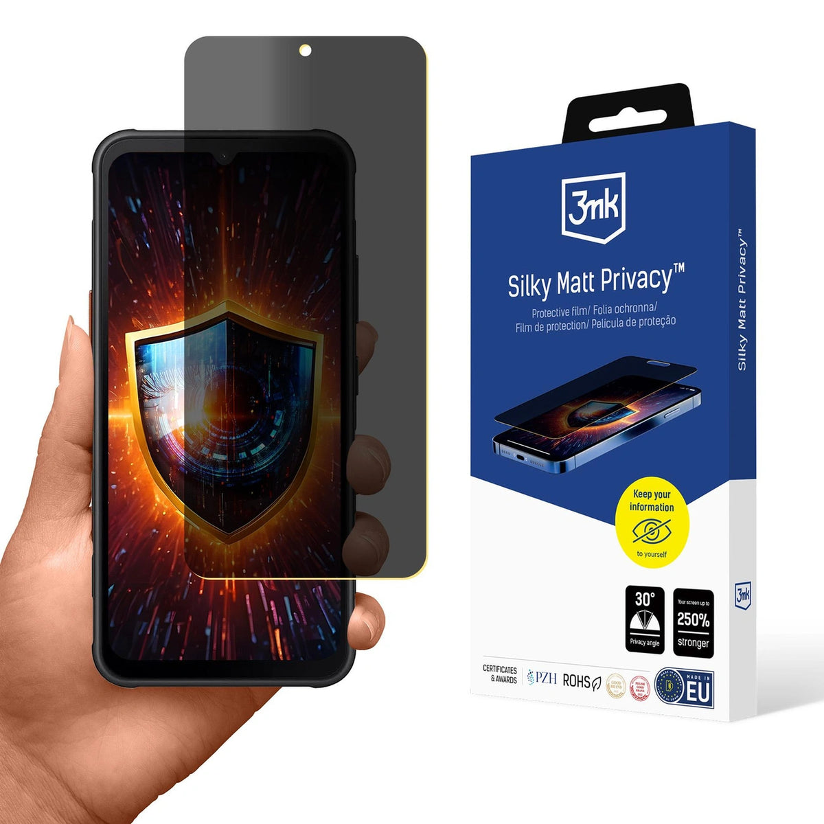 Prywatyzująca folia 3mk Silky Matt Privacy na Samsung Galaxy XCover 7 Pro